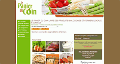 Desktop Screenshot of lepanierducoin.fr